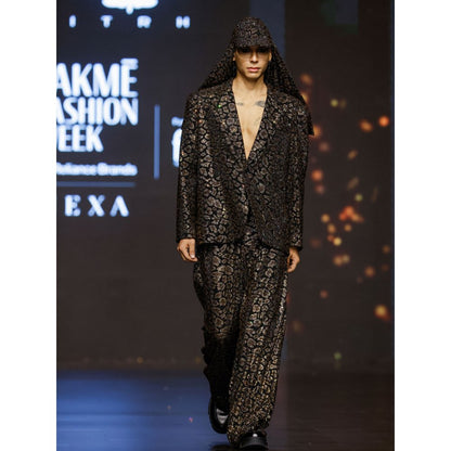 ITRH Boxy Chic Black Co-Ord (Set of 2)