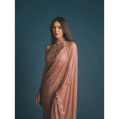 ITRH Scarab Serenity Saree with Stitched Blouse