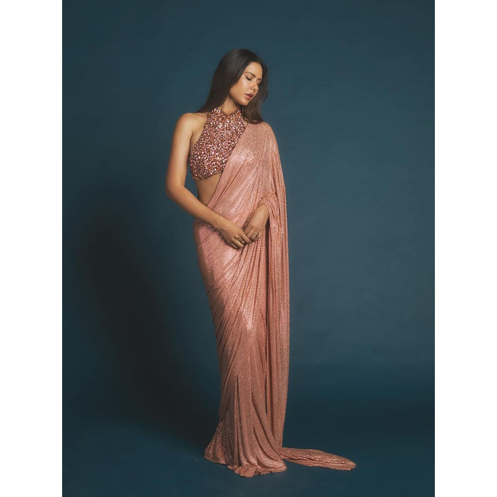 ITRH Scarab Serenity Saree with Stitched Blouse