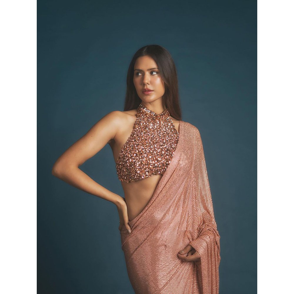 ITRH Scarab Serenity Saree with Stitched Blouse