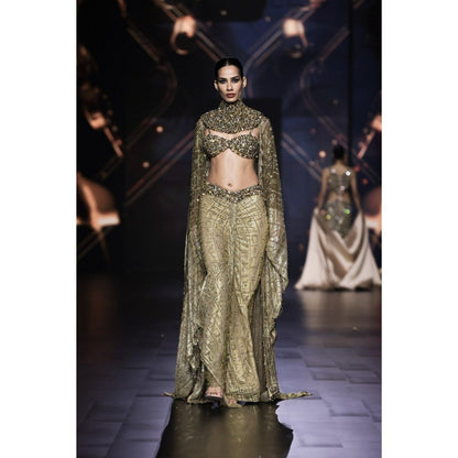 ITRH Zahara Bustier With Skirt And Cape (Set of 3)