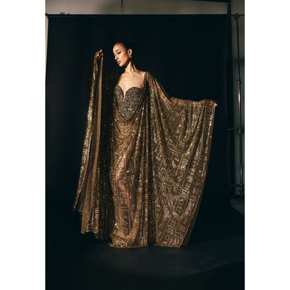 ITRH Amunet Gold Kaftans with Corset (Set of 2)