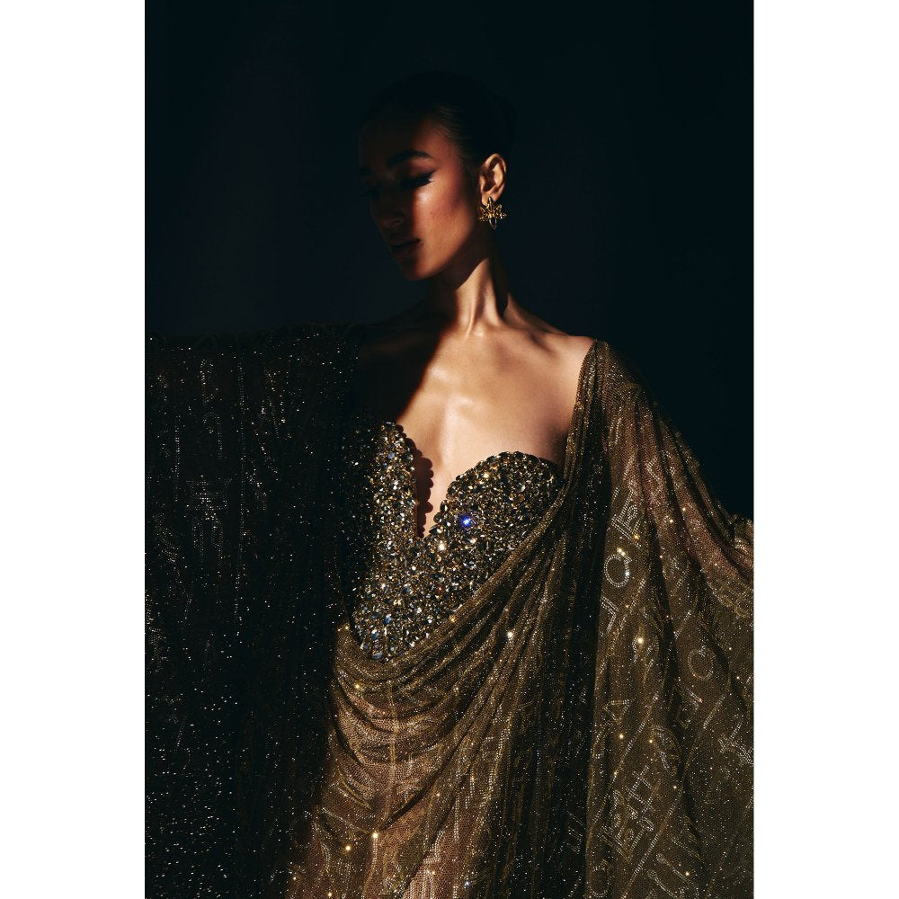 ITRH Amunet Gold Kaftans with Corset (Set of 2)