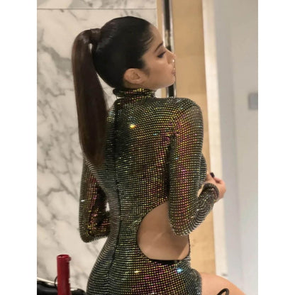 ITRH Eden Black Embellished Gown