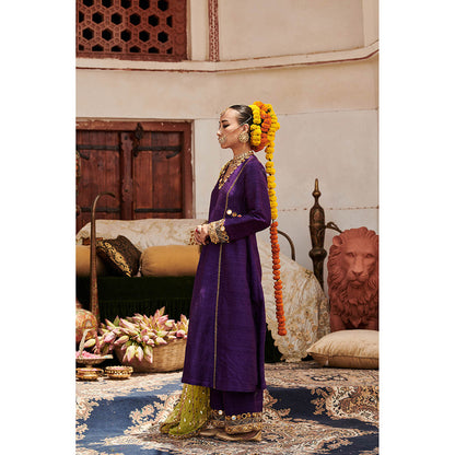 ITRH Arghwani Kurta with Pant and Dupatta (Set of 3)