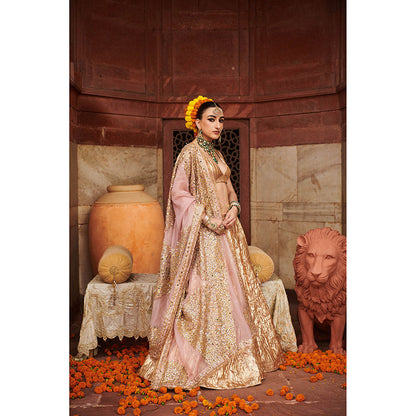 ITRH Padmasvara Lampi Lehenga with Blouse and Dupatta (Set of 3)