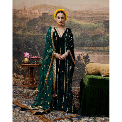 ITRH Azal Makhmali Kaftan Kurta