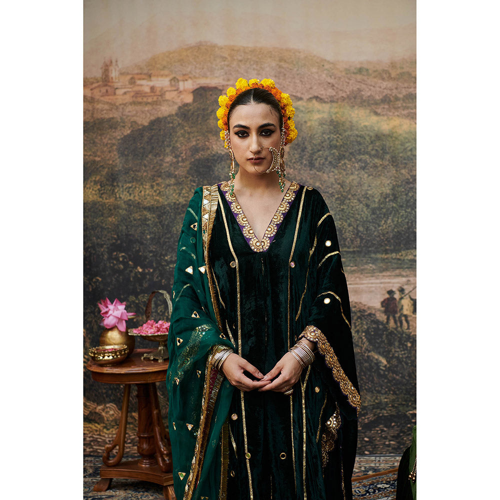 ITRH Azal Makhmali Kaftan Kurta