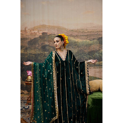 ITRH Azal Makhmali Kaftan Kurta