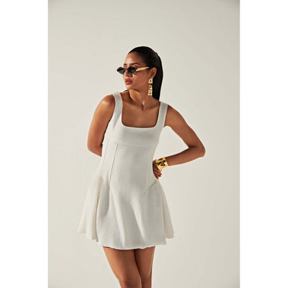 Ivory Rose White Emma Mini Dress