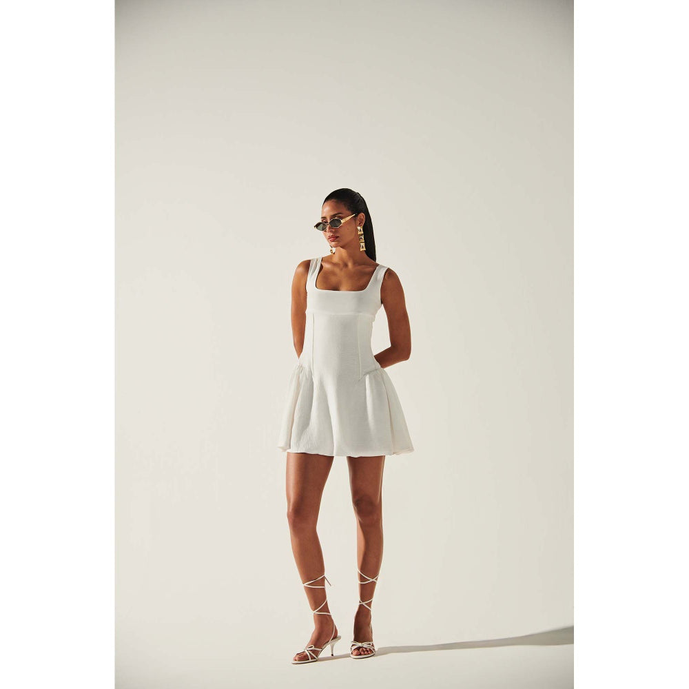 Ivory Rose White Emma Mini Dress