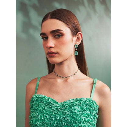 Ivory Rose Green Nova Maxi Dress