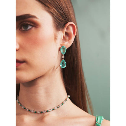 Ivory Rose Green Nova Maxi Dress