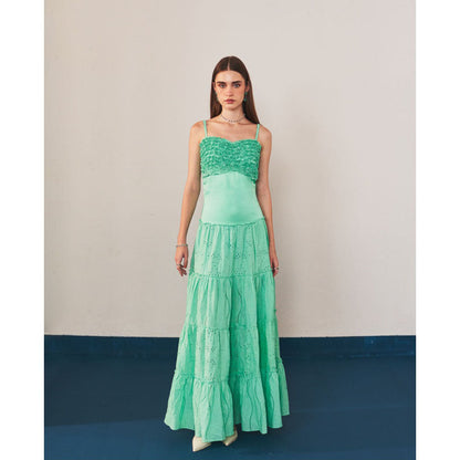 Ivory Rose Aqua Nova Green Dress