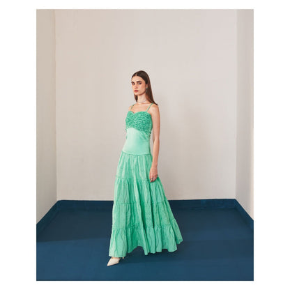 Ivory Rose Aqua Nova Green Dress