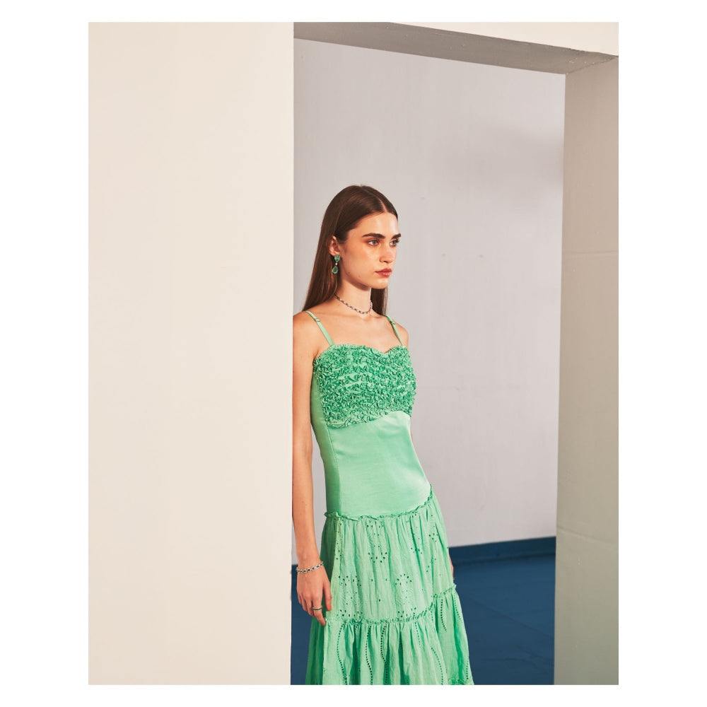 Ivory Rose Aqua Nova Green Dress