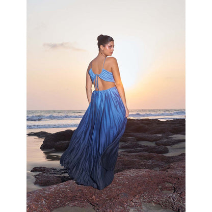 Ivory Rose Blue Hour Muse Dress