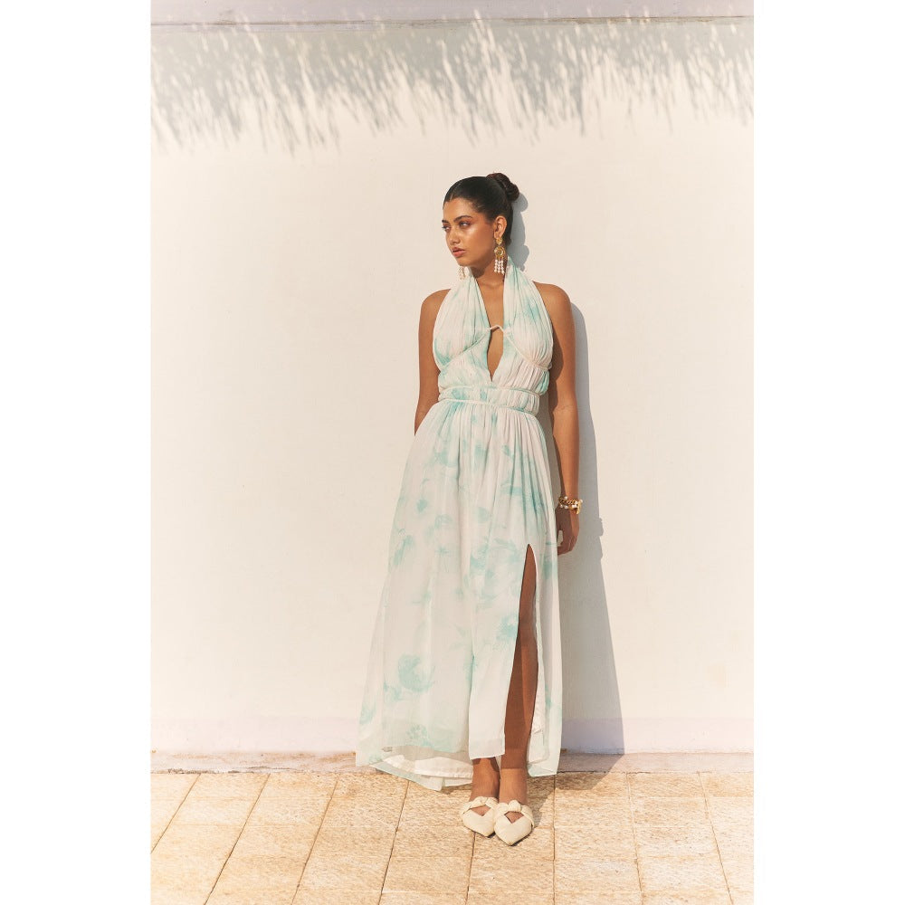 Ivory Rose Off White Meadow Muse Maxi Dress