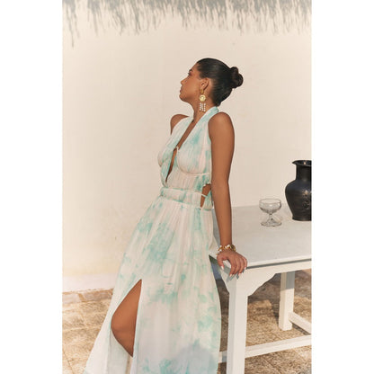 Ivory Rose Off White Meadow Muse Maxi Dress