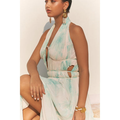 Ivory Rose Off White Meadow Muse Maxi Dress