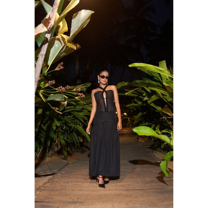 Ivory Rose Black After Dark Gown