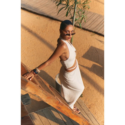 Ivory Rose SALT KISS White Co-Ord (Set of 2)