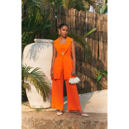 Ivory Rose ECHO Orange Co-Ord (Set of 3)