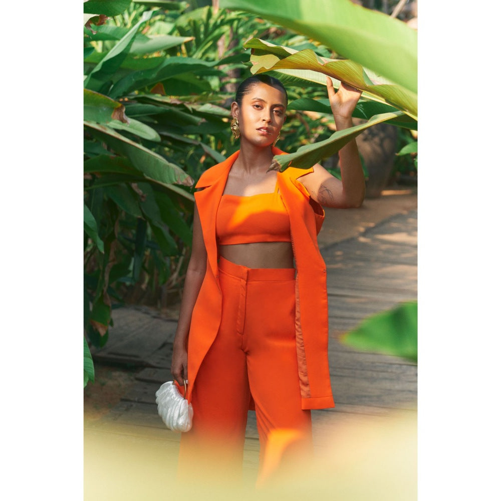 Ivory Rose ECHO Orange Co-Ord (Set of 3)