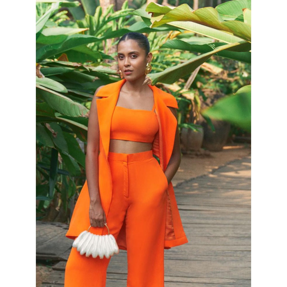 Ivory Rose ECHO Orange Co-Ord (Set of 3)