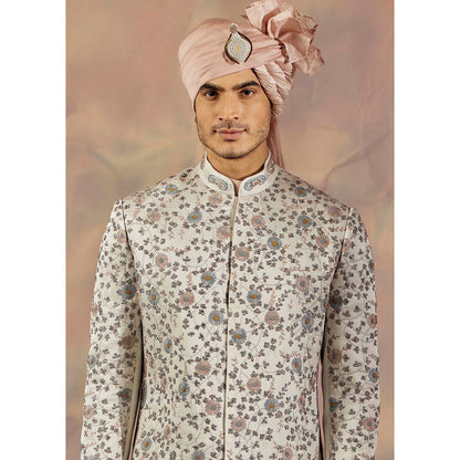 Jatin Malik Silver Lining Sherwani (Set of 5)