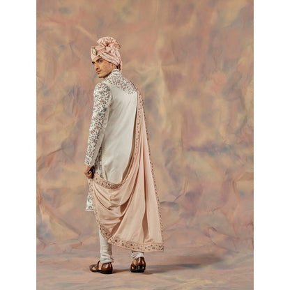 Jatin Malik Silver Lining Sherwani (Set of 5)