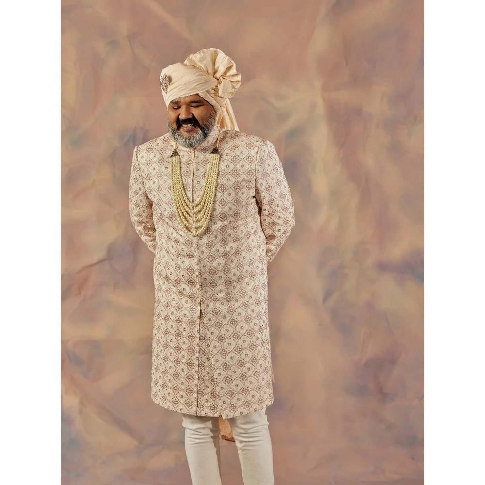 Jatin Malik Jmc Block Kurta & Sherwani (Set of 4)