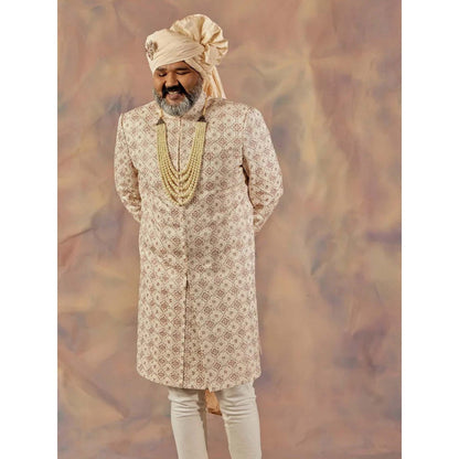 Jatin Malik Jmc Block Sherwani (Set of 5)