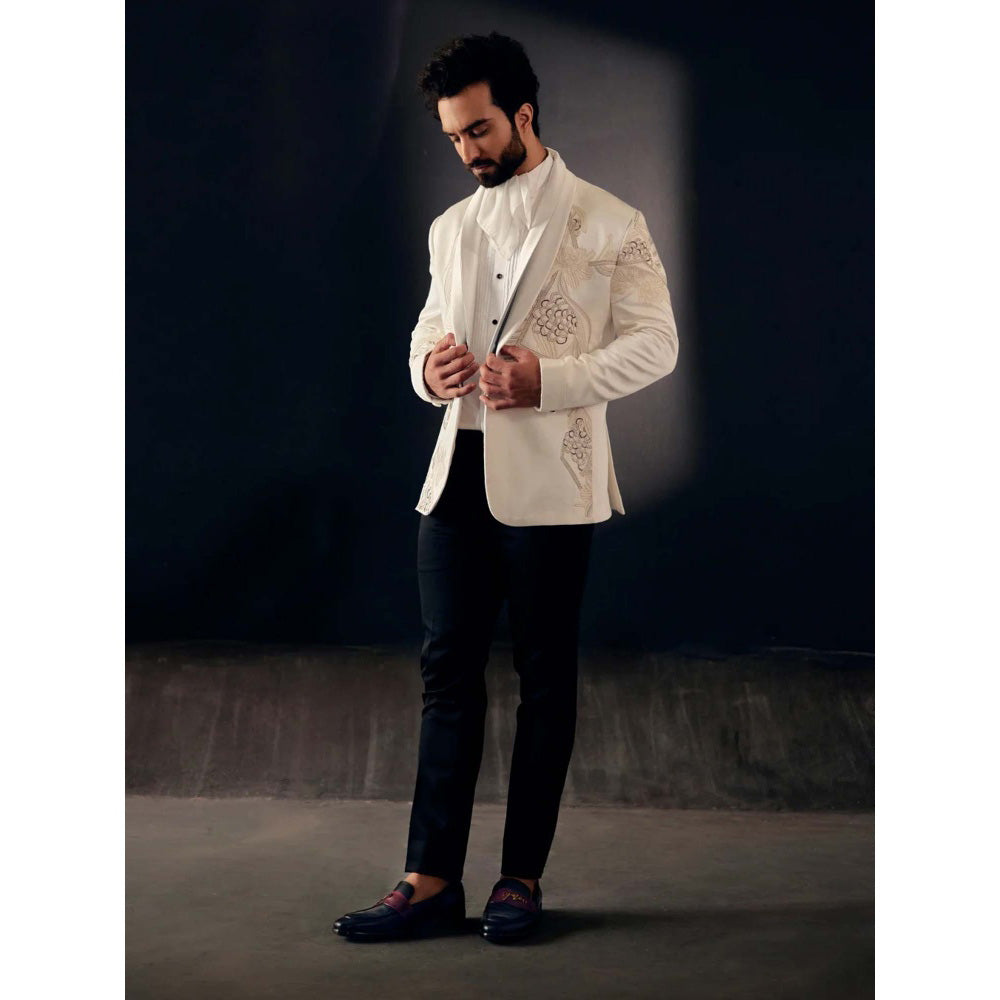 Jatin Malik Symphony Dirty Ivory Tux (Set of 3)