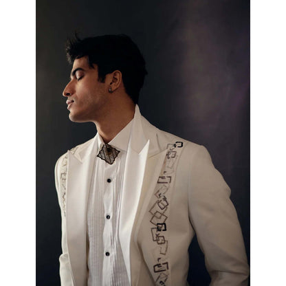 Jatin Malik Brick By Brick Tux (Set of 3)
