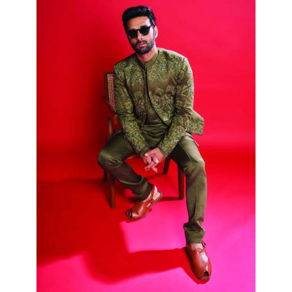 Jatin Malik The Olives Short Jacket (Set of 3)