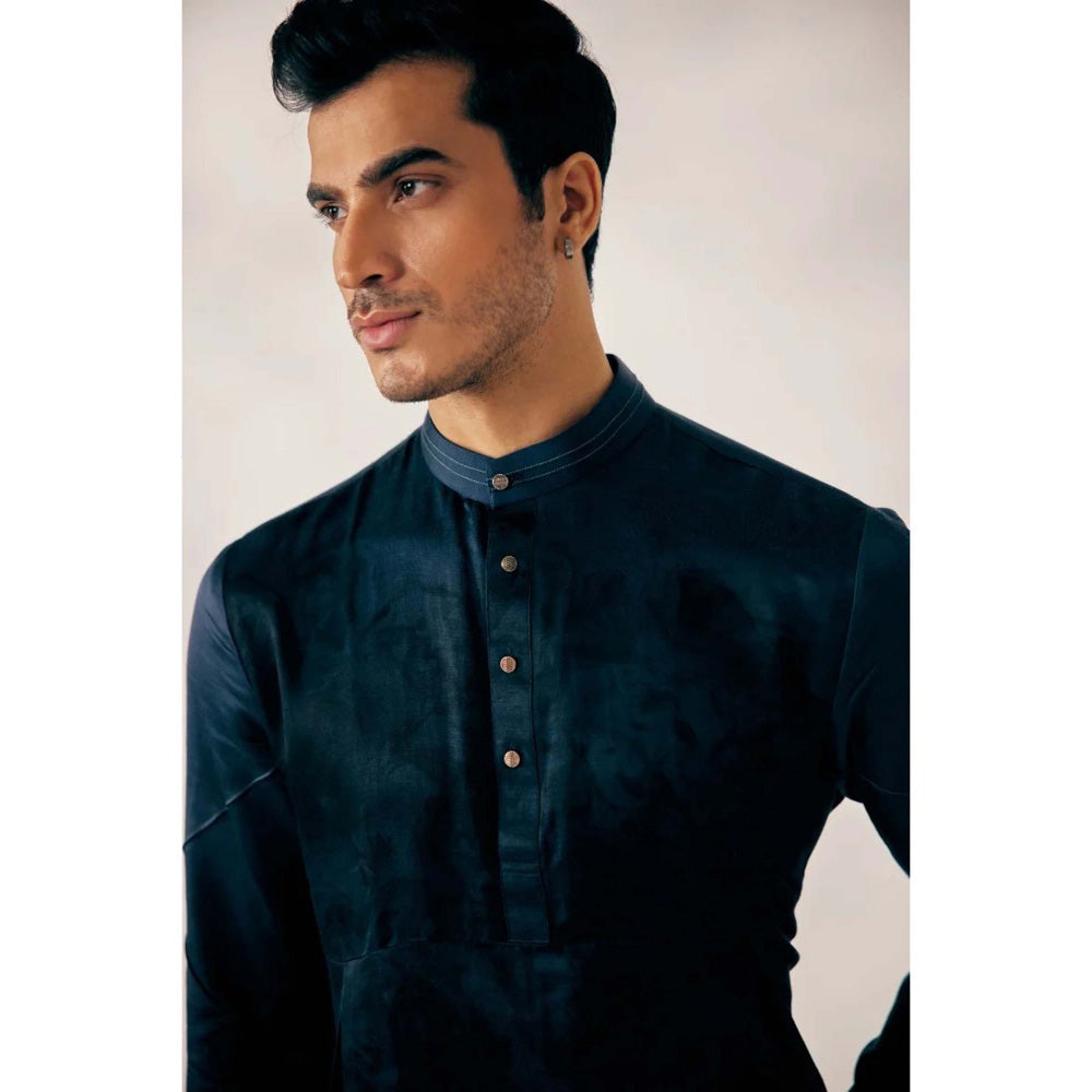 Jatin Malik Marble Dye Kurta (Set of 2)