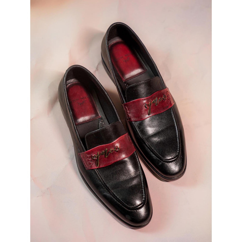 Jatin Malik JMC Black Loafers