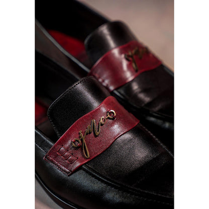 Jatin Malik JMC Black Loafers