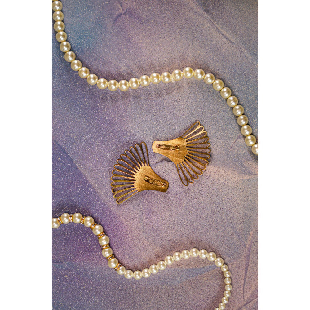 Jatin Malik Floret Gold Kalgi