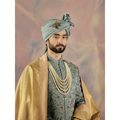 Jatin Malik Floret Gold Kalgi