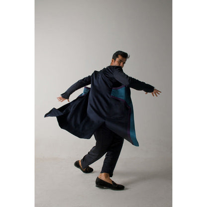 Jatin Malik The Wings Overcoat (Set of 3)