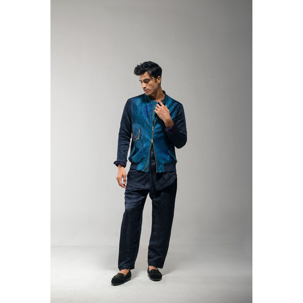 Jatin Malik Midnight at Eiffel Jacket (Set of 3)