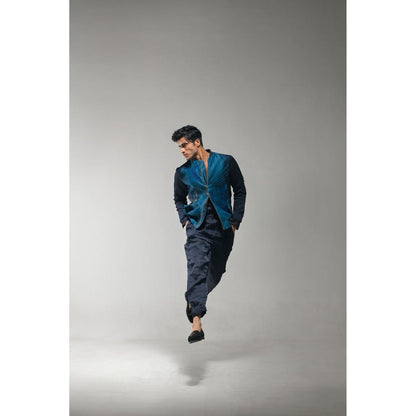 Jatin Malik Midnight at Eiffel Jacket (Set of 3)