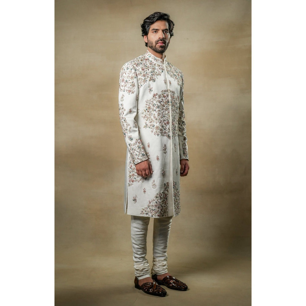 Jatin Malik Opaline Sherwani (Set of 3)