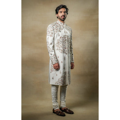 Jatin Malik Opaline Sherwani (Set of 3)