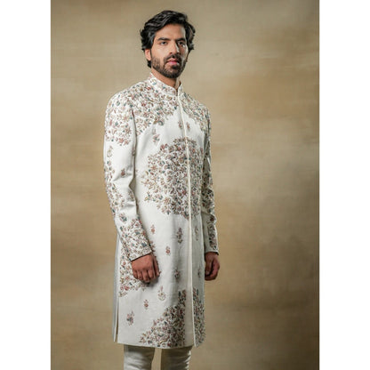 Jatin Malik Opaline Sherwani (Set of 3)
