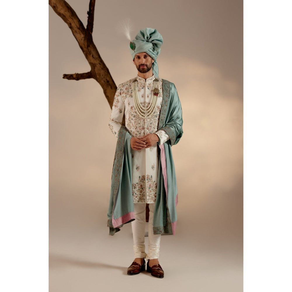 Jatin Malik Opaline Sherwani (Set of 5)