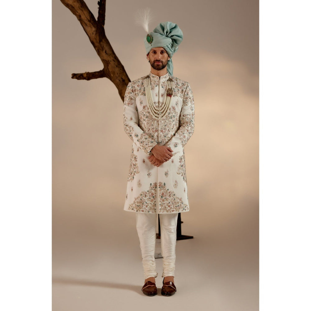 Jatin Malik Opaline Sherwani (Set of 5)