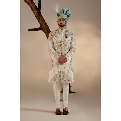 Jatin Malik Opaline Sherwani (Set of 5)